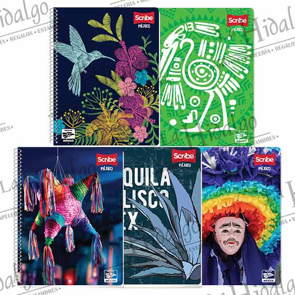 CUADERNO SCRIBE PROFESIONAL ESPIRAL RAYA 8560 HECHO EN MEXICO La Hidalgo
