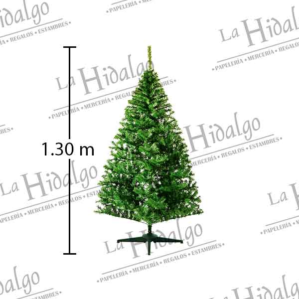 ARBOL DE NAVIDAD BONANZA 1.30MT NO. 777 VERDE La Hidalgo